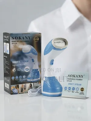 Sokany Hand Held Garment Steamer 1200W of Power.