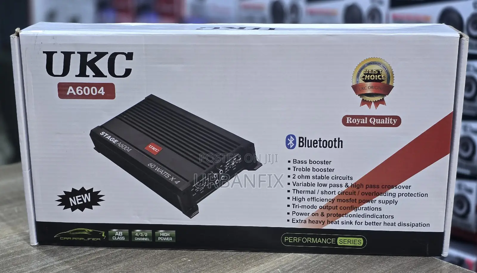 UKC A6004 1000watts 4 Channel Bridgeable Car Amplifier