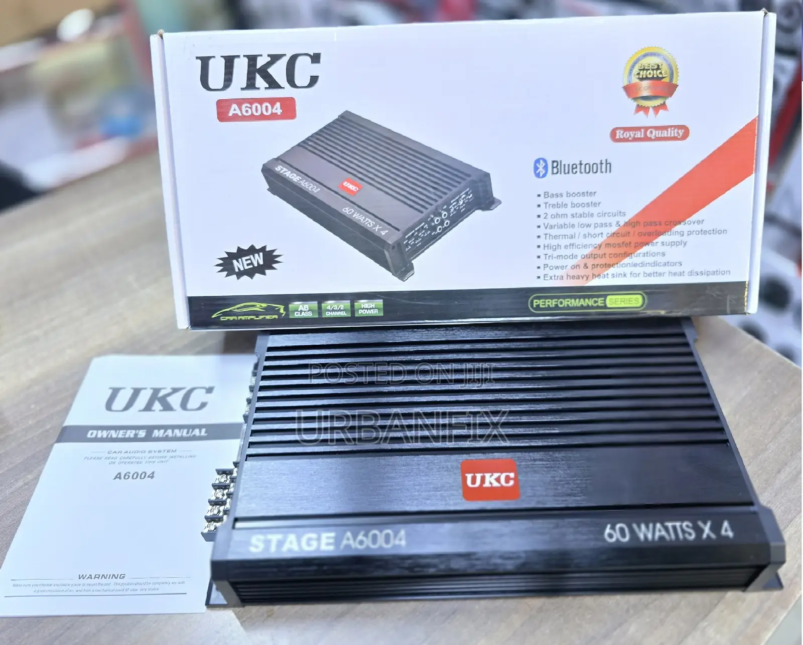 UKC A6004 1000watts 4 Channel Bridgeable Car Amplifier