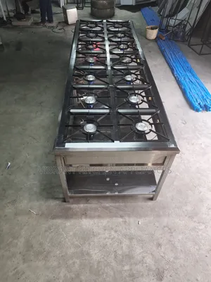 14‐Burner Commercial Stainless Steel Cooker