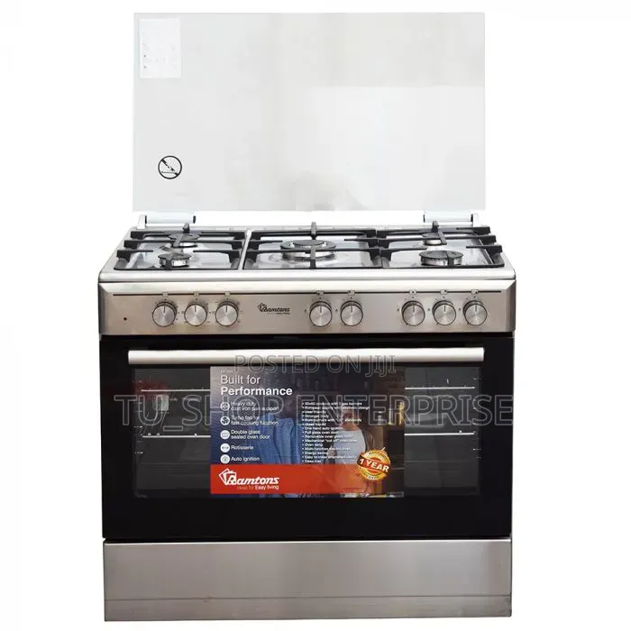 SIMFER FB9504SEGR 90x60cm Standing Cooker – 5 Gas Burners