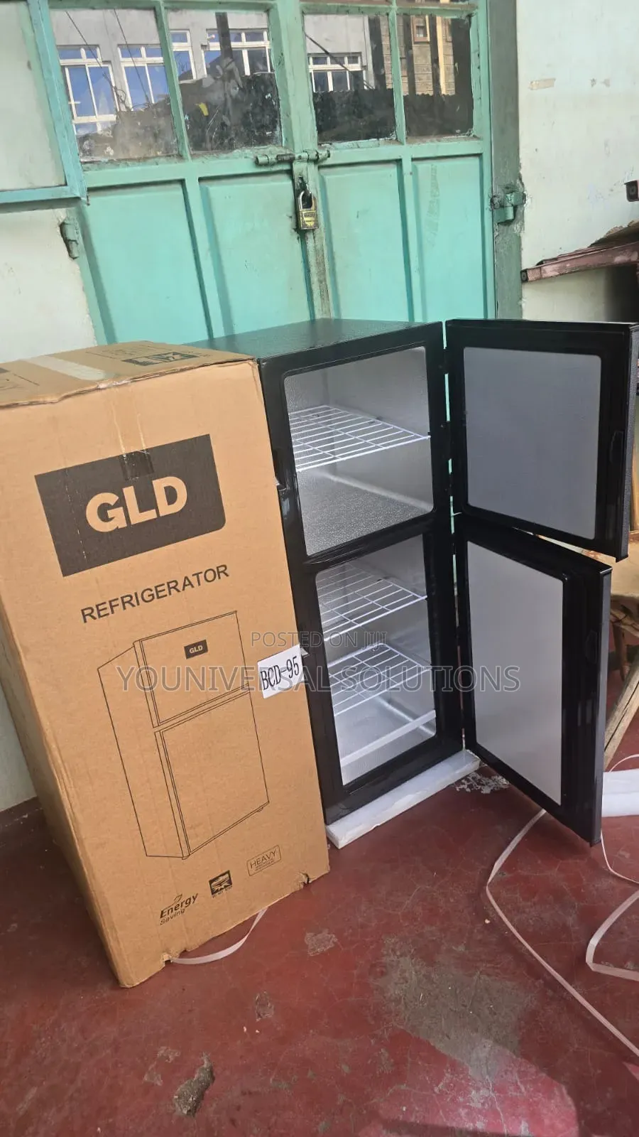 95 Litres GLD Double Door Bottom Freezer Refrigerator