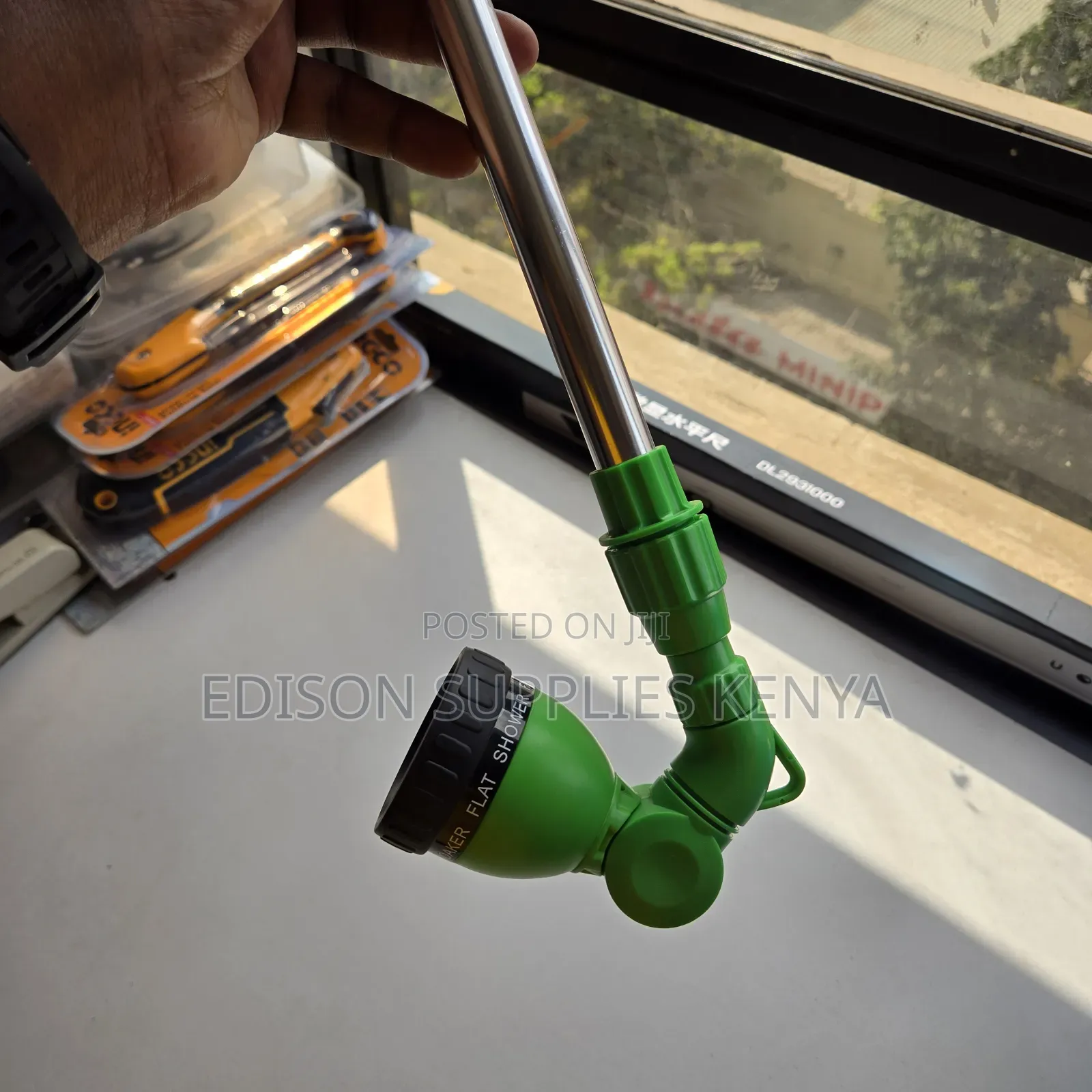 Water Spray Gun Long Arm Watering Wand Spray Nozzle Garden Hose Pipe