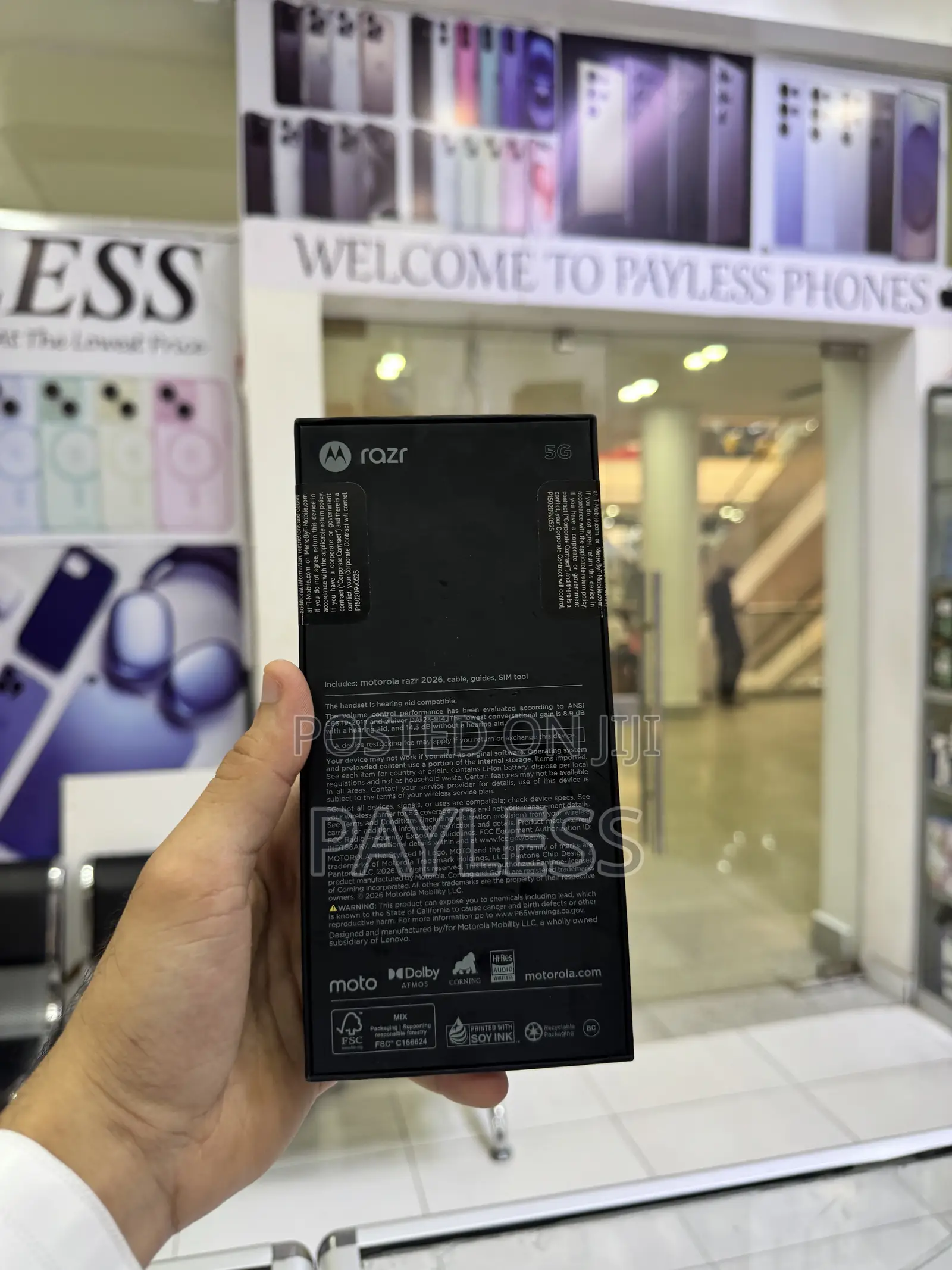 New Motorola Razr 2026 256 GB Gray