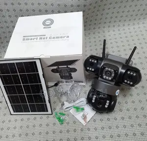 V380 Triple Lens 4g Simcard Solar CCTV PTZ Camera