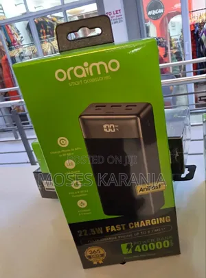 Oraimo PowerBox 400 Vision OPB-7400Q 40,000mAh Multi-Device Power Bank