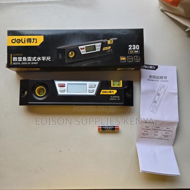 Digital Spirit Level 23cm Magnetic Bubble Level Digital Inclinometer