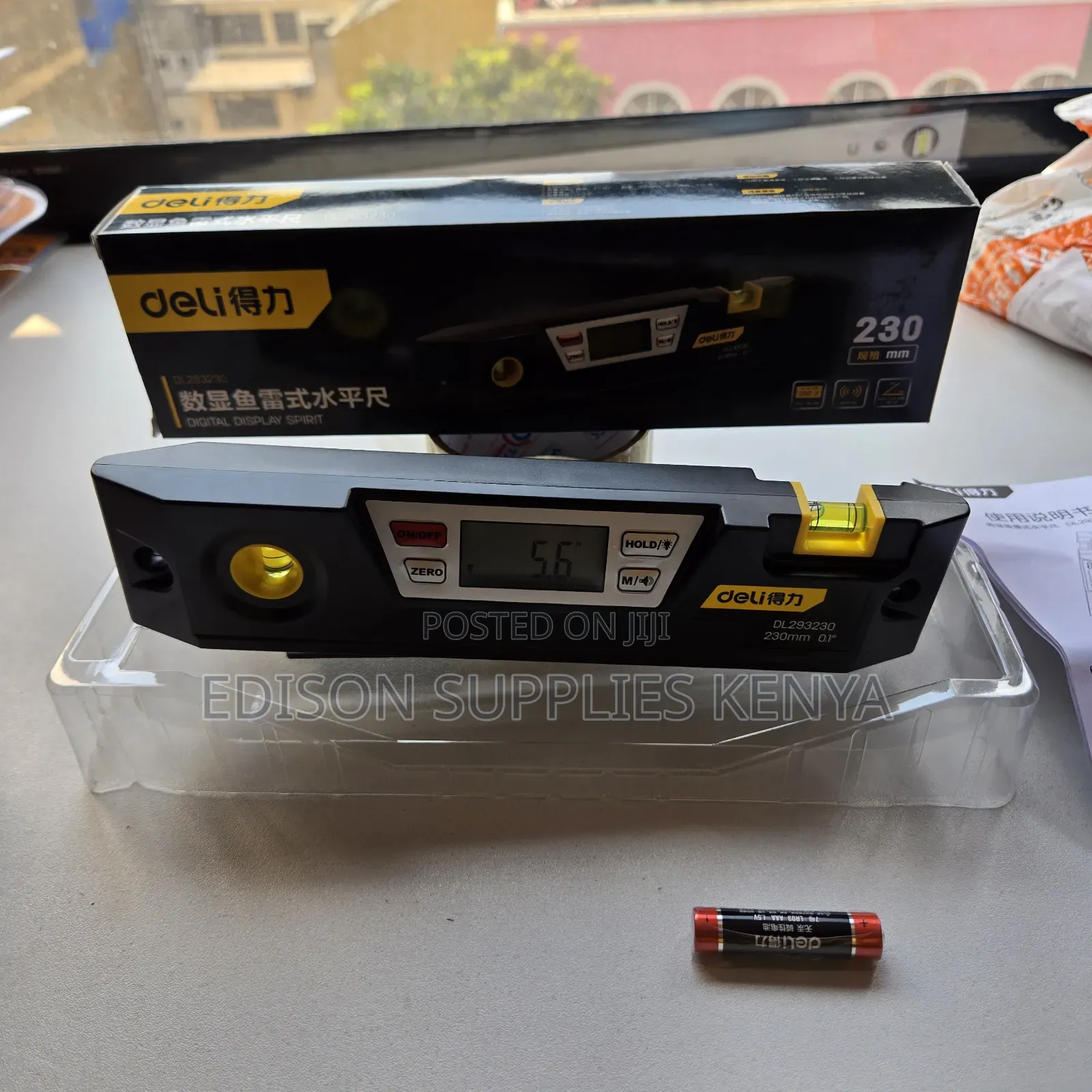 Digital Spirit Level 23cm Magnetic Bubble Level Digital Inclinometer