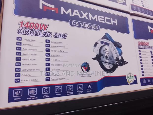 Brand New Durable Maxmech Circular Saw 1400w/Reliable Maxmech Circular