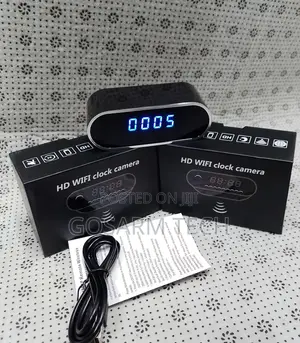 Spy Table Clock Camera Discreet Home Security Wifi Camera