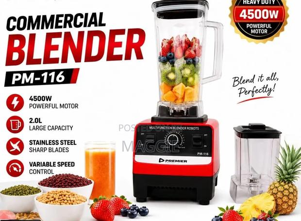 Heavy Duty 4500W Commercial Blender - thumbnail 2
