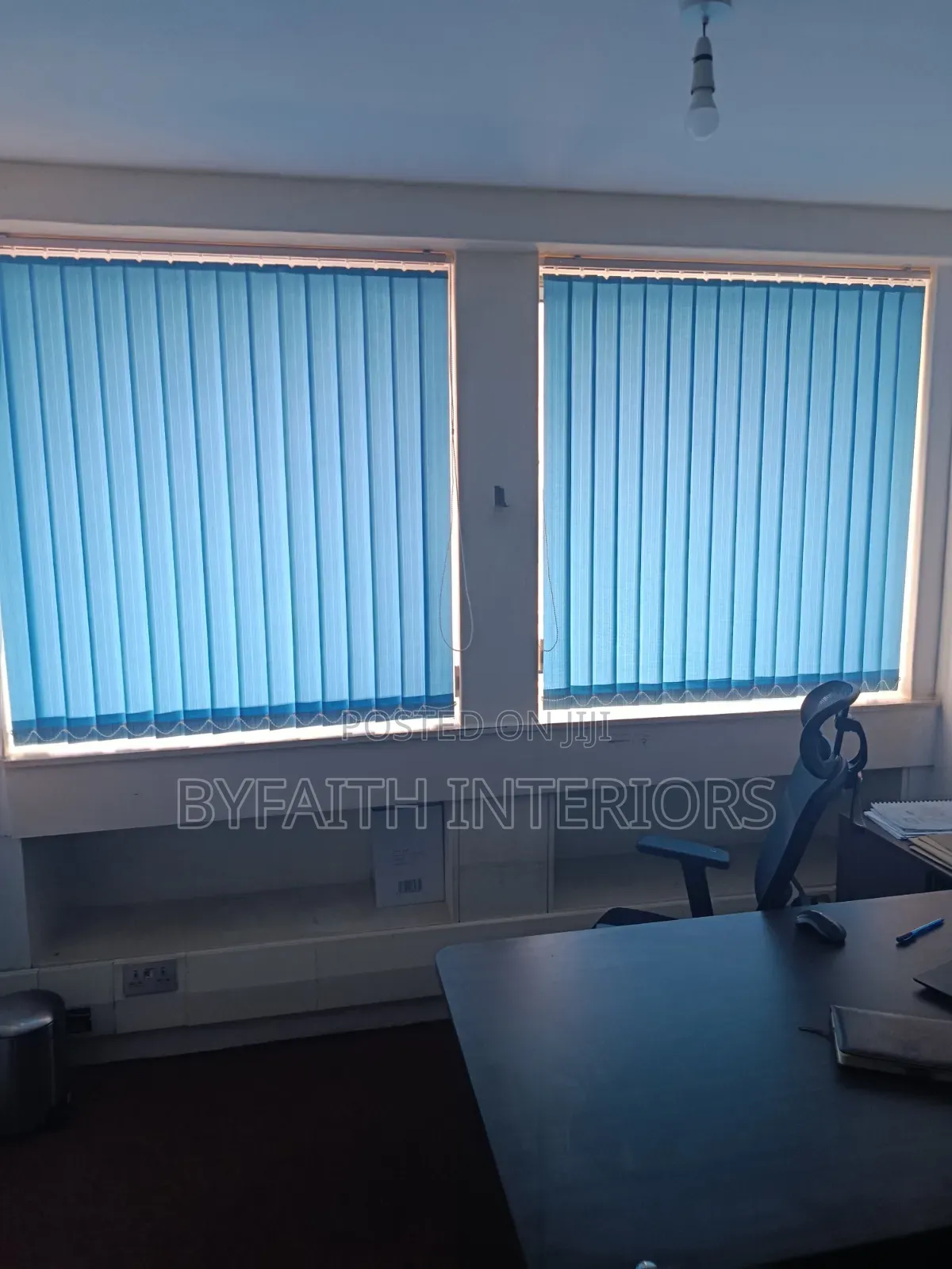 Side Way Vertical Office Blinds