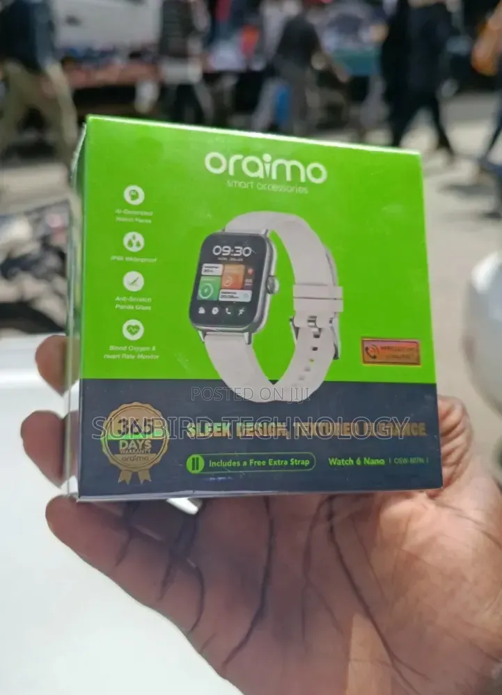 Oraimo Ipx68 Waterproof Watch 6 Nano Wireless Hd Calling Osw-807n