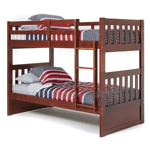 4x6 Cherry Wood Bunk Bed: Pay on Delivery
