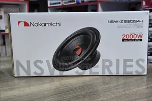 Nakamichi 12" 2000watts Powerful Bass Subwoofer