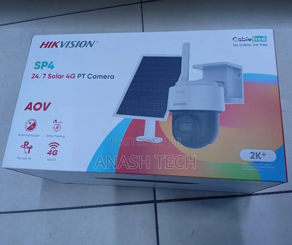 SP4 Solar Powered Wireless CCTV Camera – Person Vehicle Detection