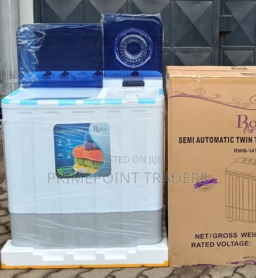 ROCH 14KG Twin Tub Semi-Automatic Washing Machine – Large Capacity