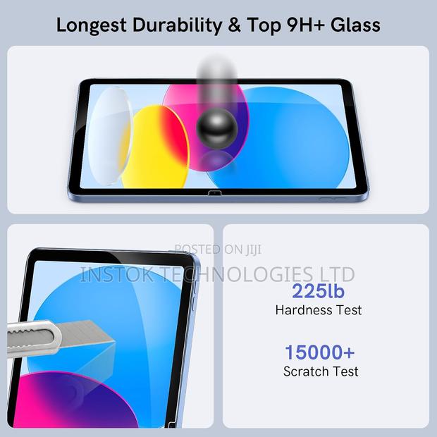 T Tersely 2-Pack Screen Protector for iPad 11 A16 10th Gene - thumbnail 2