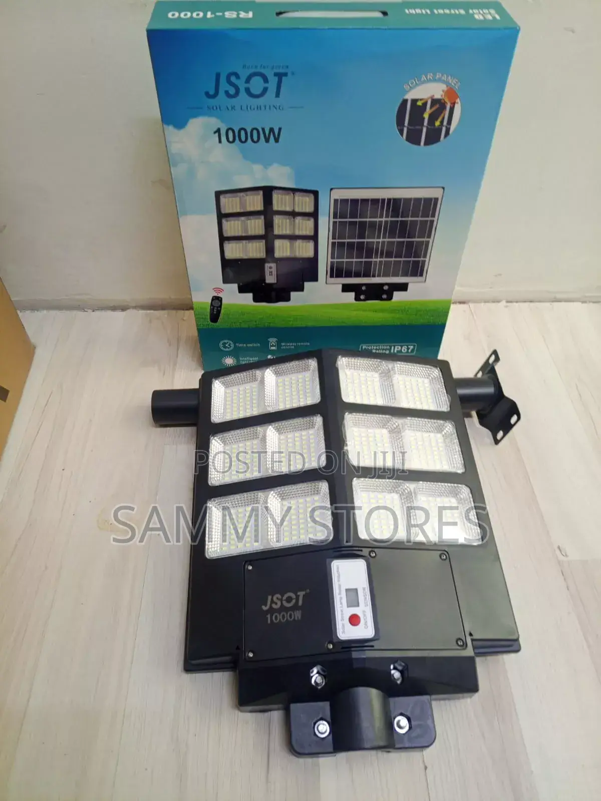 1000W Solar Street Light– High Brightness Outdoor Security Flood Light