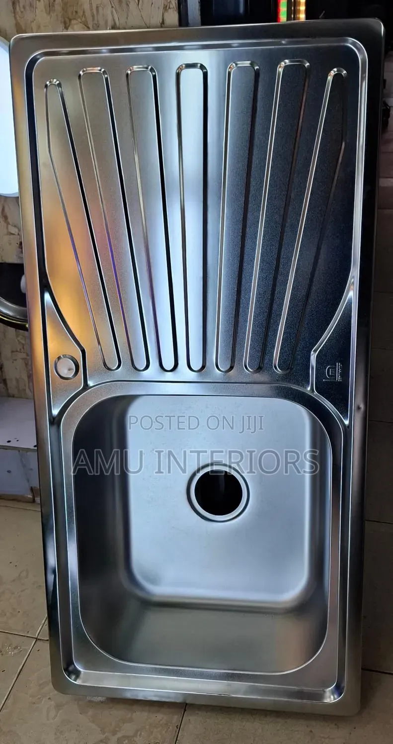 Single Bowl Single Drain Kitchen Sink Heavy Gauge
