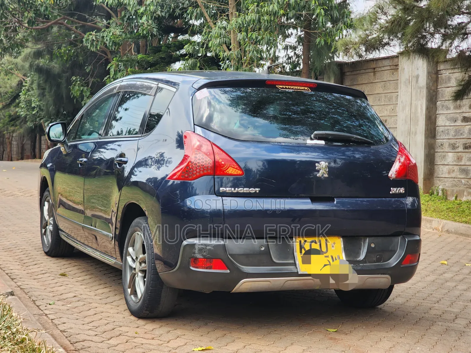 Peugeot 3008 2012 Blue