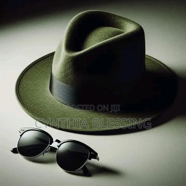 Green Fedora Hat
