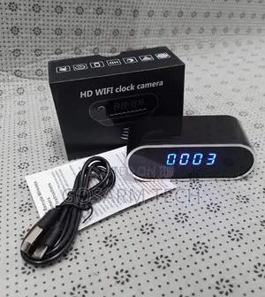 Digital Clock Camera With Full Hd 1080p Resolution Table Clock Camera