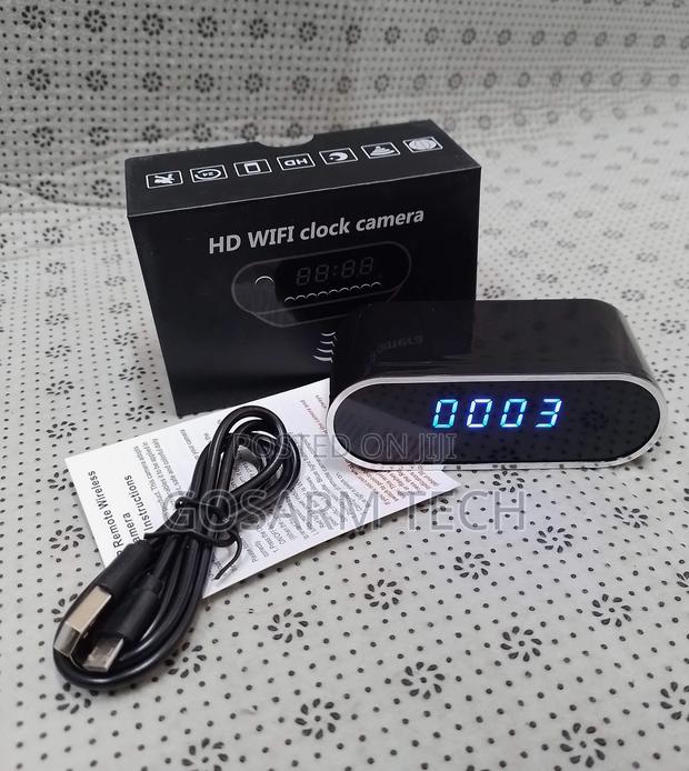 Digital Clock Camera With Full Hd 1080p Resolution Table Clock Camera - main view