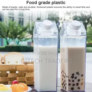1L Acrylic Clear Fridge Bottle