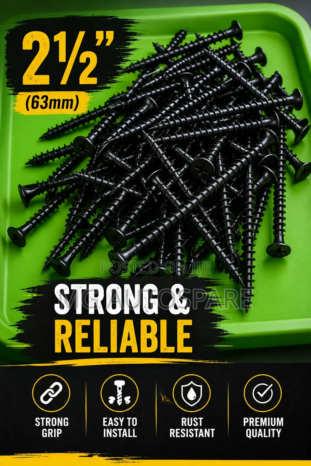 21⁄2-Inch Self-Tapping Screw