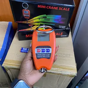 Heavy-Duty 200kg-Orange Plastic Tare Function Outdoor Weighing Scale