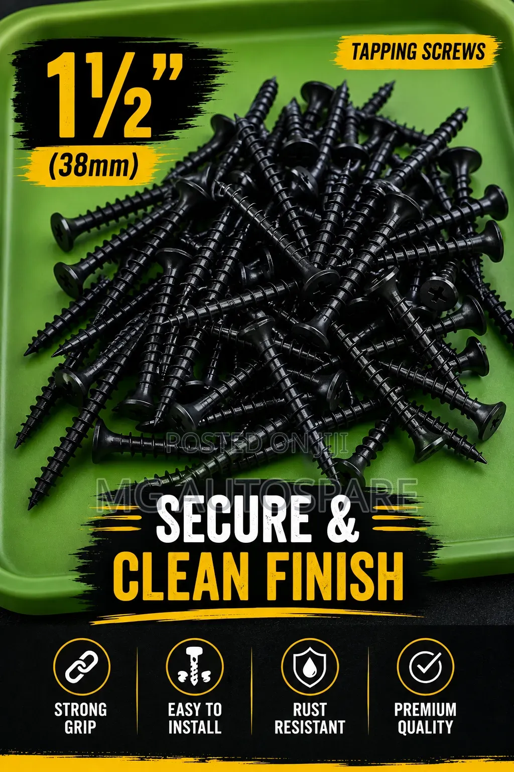 11⁄2-Inch Self-Tapping Screw
