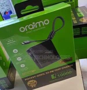 Oraimo 10000mAh PowerNova L11 22.5W Fast Charging Power Bank