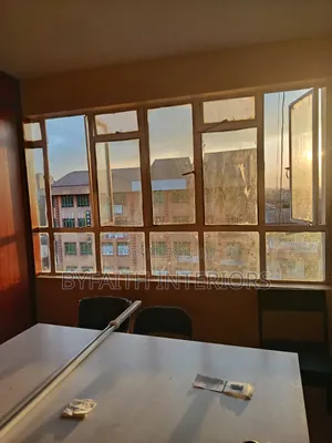 Fern Green and Pure White Office Blinds