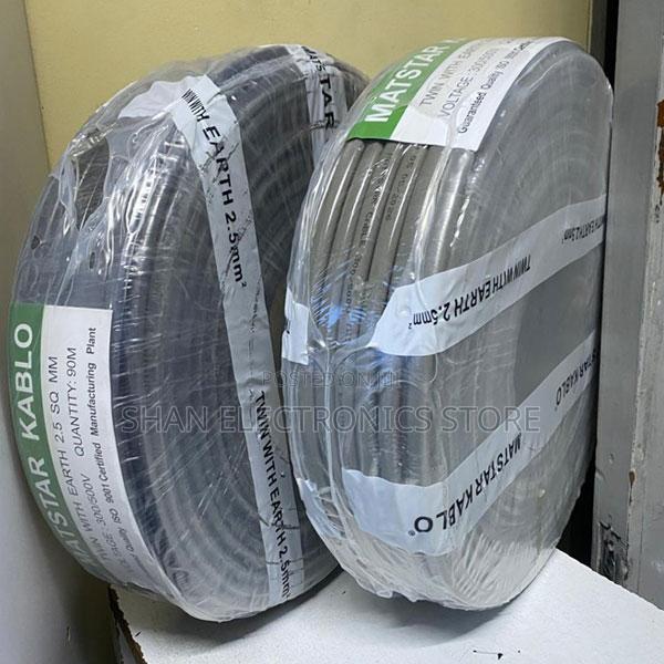 > 2.5mm 90 Meters Twin Earth Cable 90 Full Roll - thumbnail 2