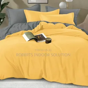 Plain Double Sided Colour Cotton Duvet Set
