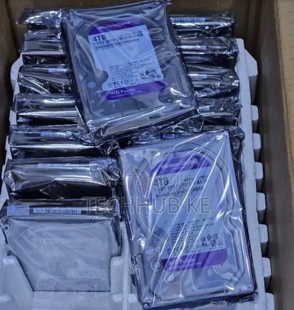 WD Purple 4TB Surveillance Hard Drive for CCTV DVR NVR