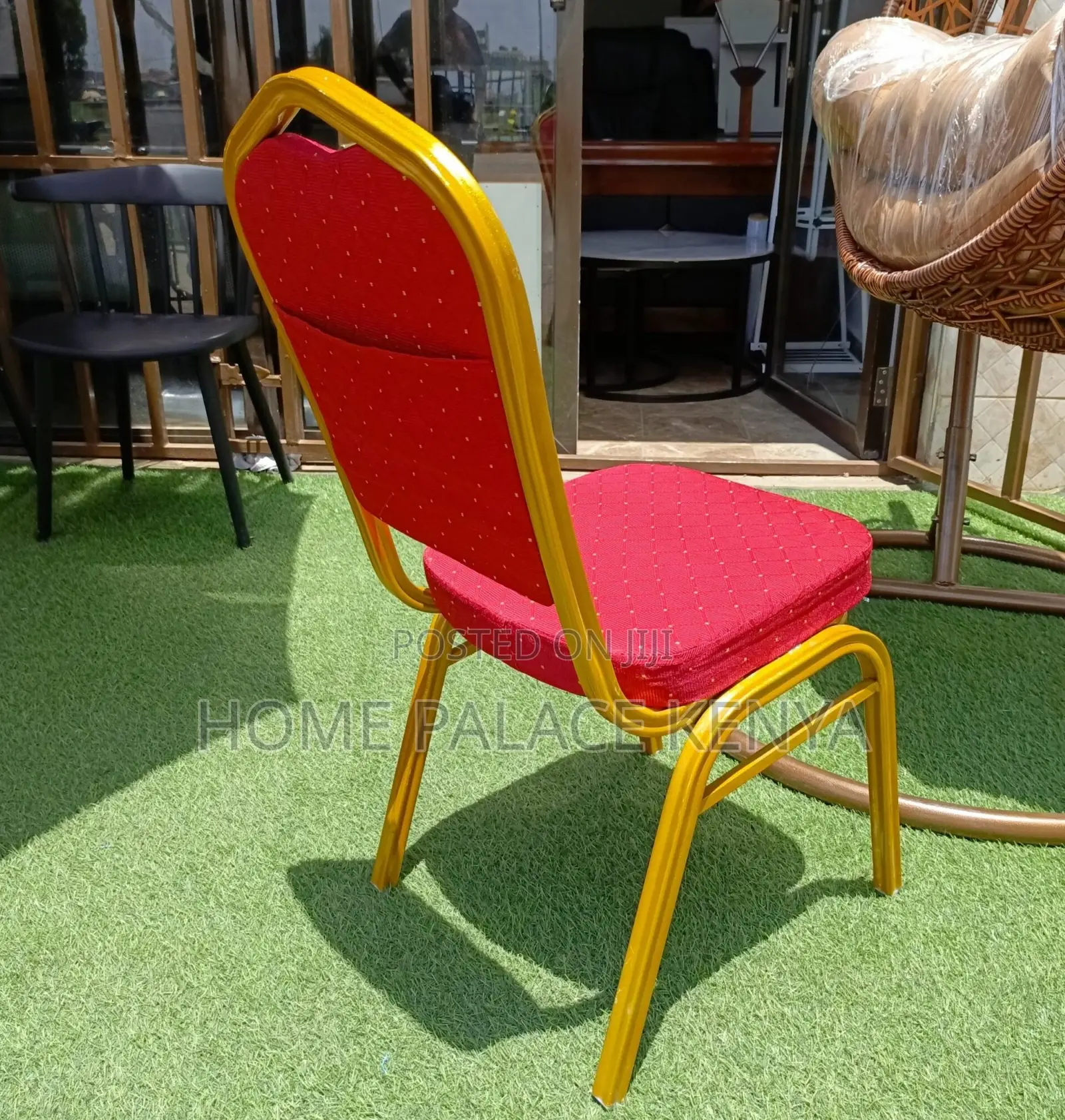 Event Chair: Fabric Conference Chair With Non Slip Caps