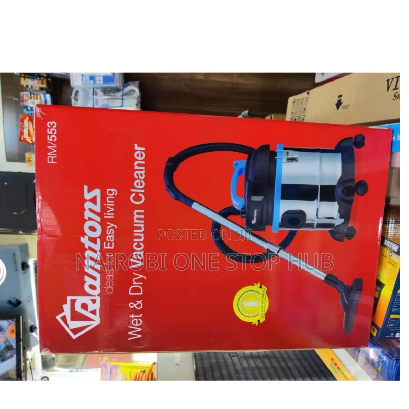 *Ramtons 21Litres Wet and Dry Vacuum Cleaner