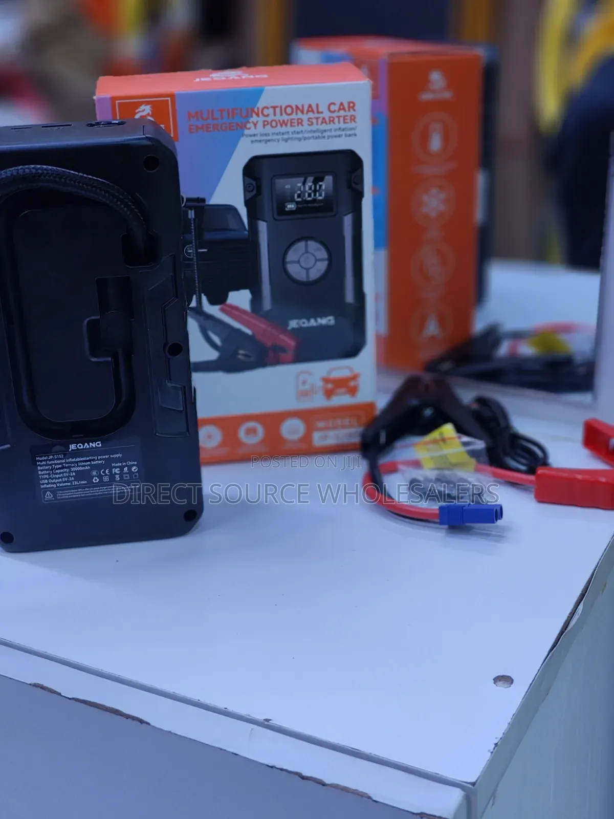Instantly Jump-Start Your Car Pump Your Tires With JEQANG!