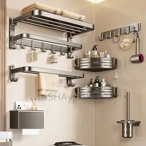 Aluminium Towel Rack Organiser