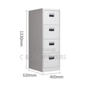 4-Drawer Reception Metallic Cabinet