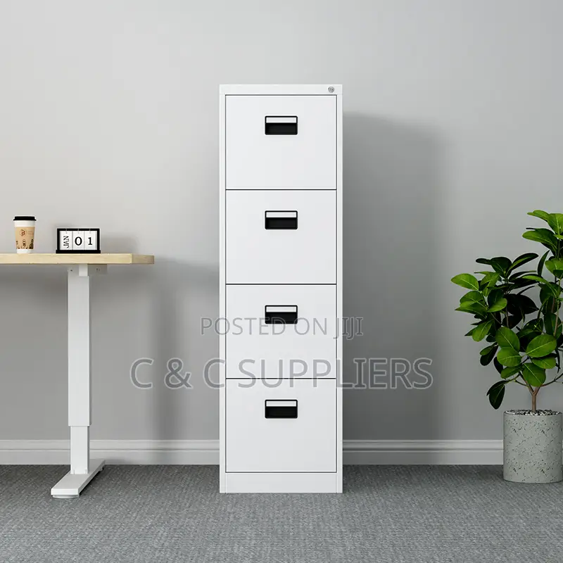 4-Drawer Reception Metallic Cabinet