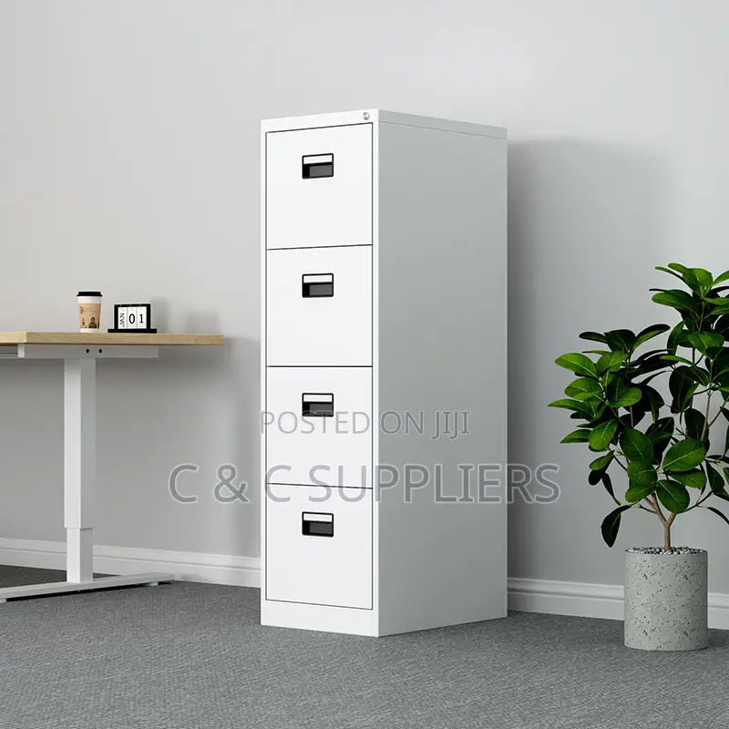 4-Drawer Reception Metallic Cabinet