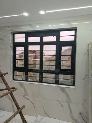 Grey Roll Up Window Blind