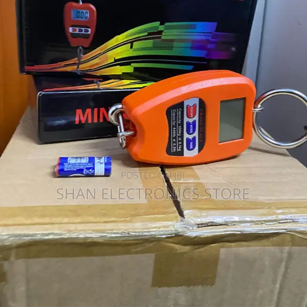 10 X 5 Inch Digital 200 Kg Mini Crane Scale Bright LCD Screen