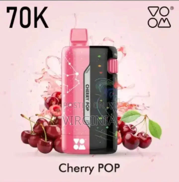 Generic VOOM Puff Disposable Vape Cherry Pop Flavour Rechargable