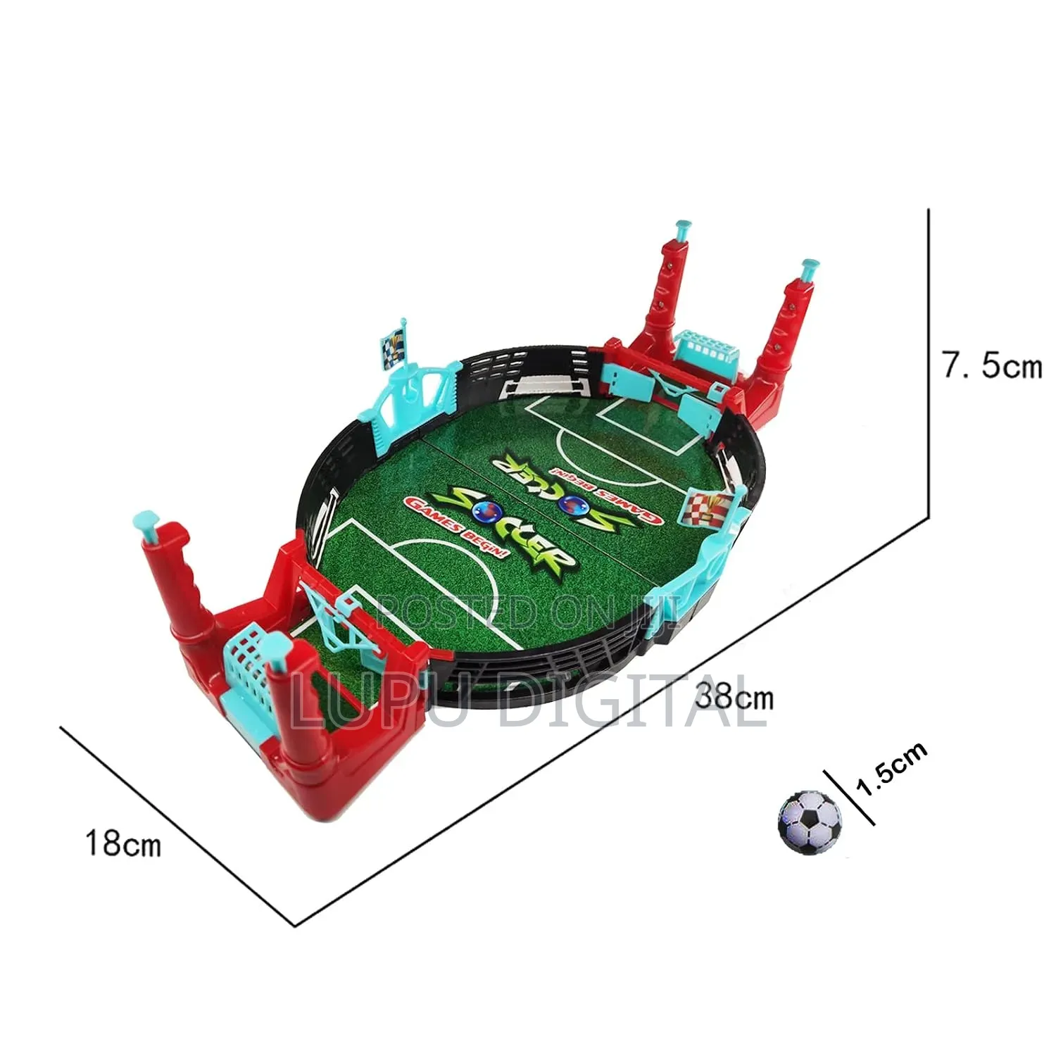 Mini Football Interactive Table Arcade Game, Classic Desktop Soccer