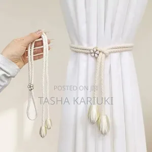 Modern Eco Friendly Fabric Adjustable Curtain Tieback Per Pair_eleg