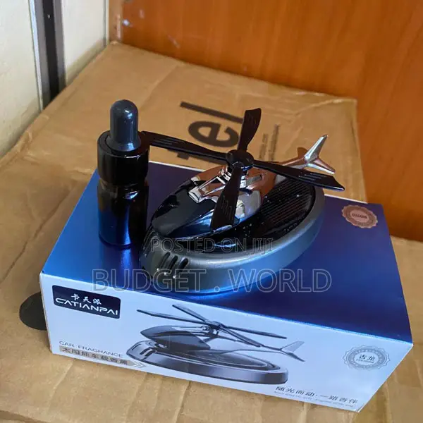 Premium Solar Spinning Car Perfume Air Freshener